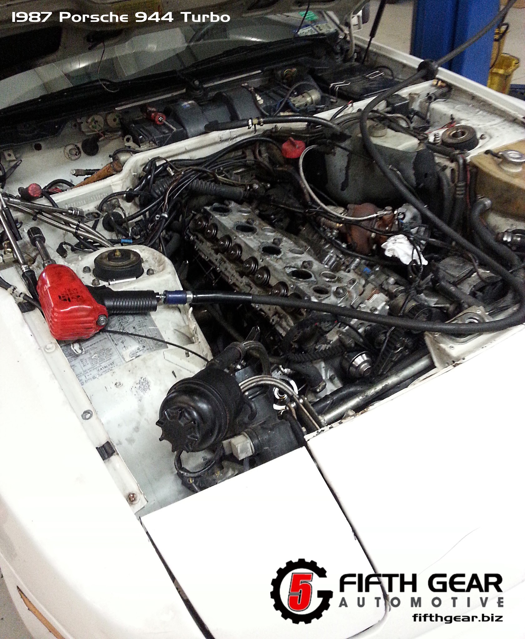 Exploratory Surgery Porsche 944 Turbo with Metal Shavings in the Oil