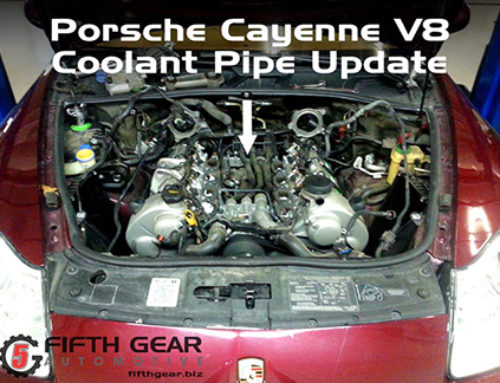 Porsche Cayenne V8 Coolant Pipe Update