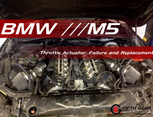 BMW M5 Throttle Actuator Malfunction