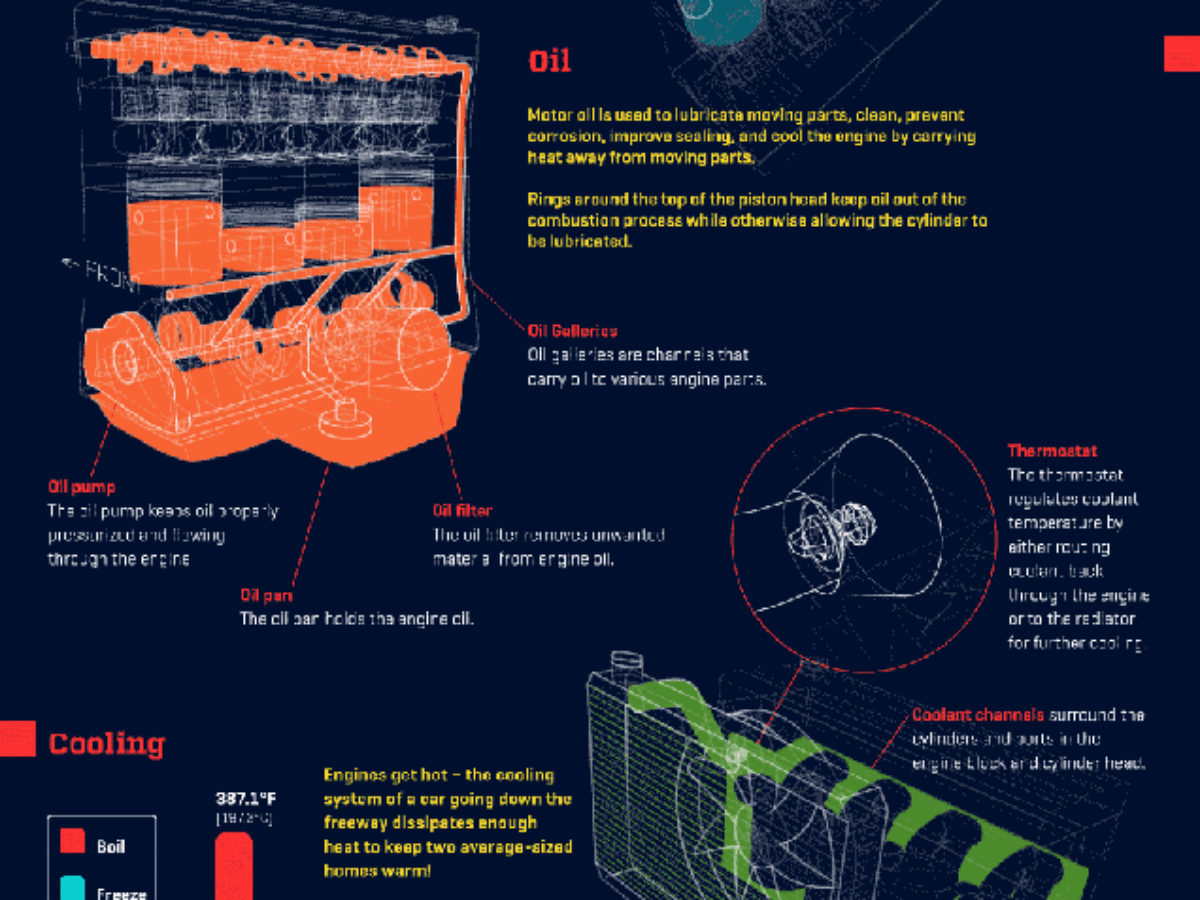 Automotive Infographics And Diagrams 630x900