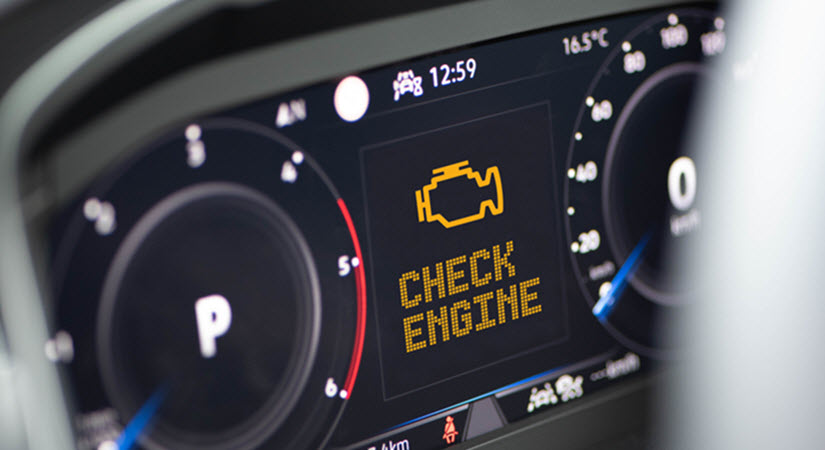 Audi Illuminated Check Engine Light