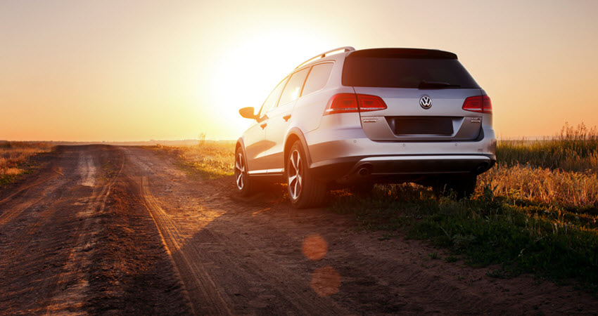 Gray Volkswagen Passat Car